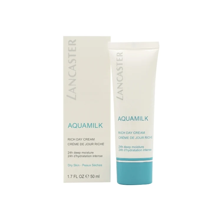 Lancaster - Aquamilk - Rich Day Cream - Crème De Jour Riche - 24h Deep Moisture - 24h D'Hydratation Intense - Dry Skin - Peaux Sèches