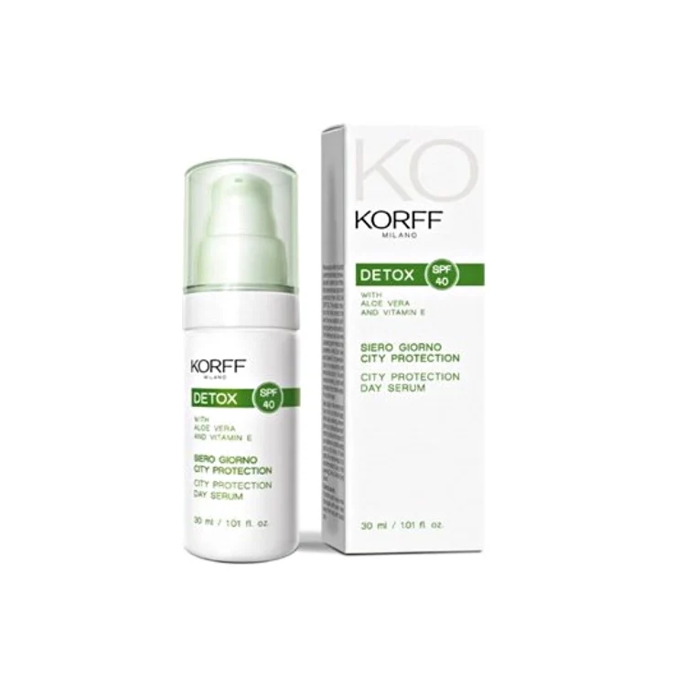Korff - Detox - Siero Giorno City Protection - City Protection Day Serum - SPF 40
