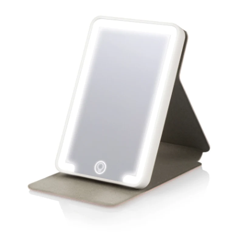 Specchio Make Up I Belle portatile con luci led 115x75x15 mm