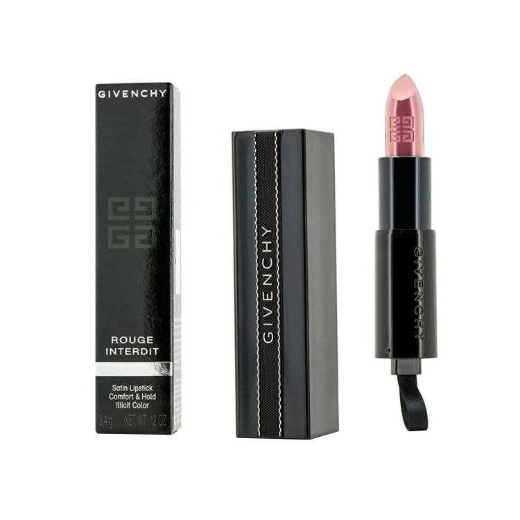 Givenchy - Rouge Interdit - Rouge À Lèvres Satiné Confort & Haute Tenue Couleur Illicite - Satin Lipstick Comfort & Hold Illicit Color
