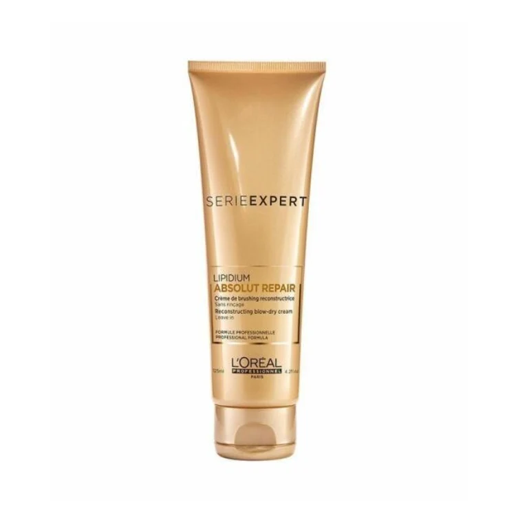 L'Oréal Paris - Serie Expert - Lipidium Absolut Repair - Crème De Brushing Reconstructrice Sans Rinçage - Reconstructing Blow-Dry-Cream Leave In