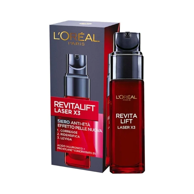 L'Oréal Paris - Revitalift Laser X3 - Siero Anti-Età Effetto Pelle Nuova