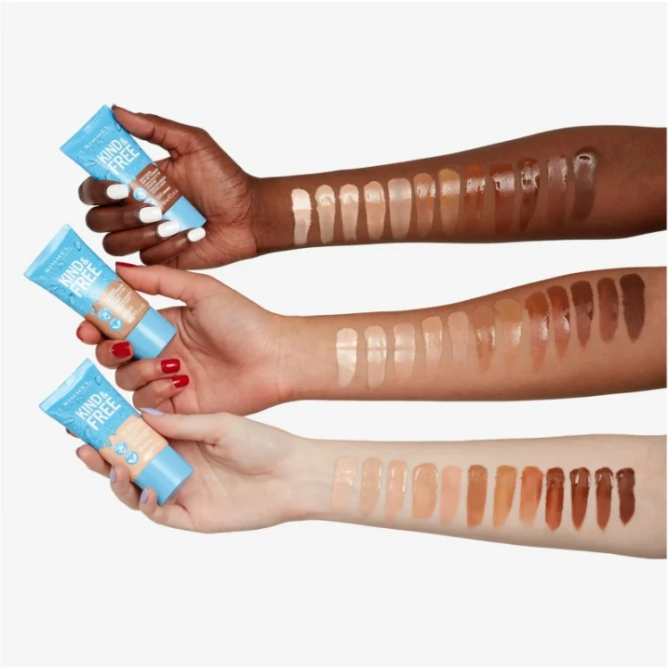 Rimmel London - Kind & Free - Moisturising Skin Tint Foundation - Perfecteur De Teint Hydratant - Fondotinta Idratante Texture Leggera
