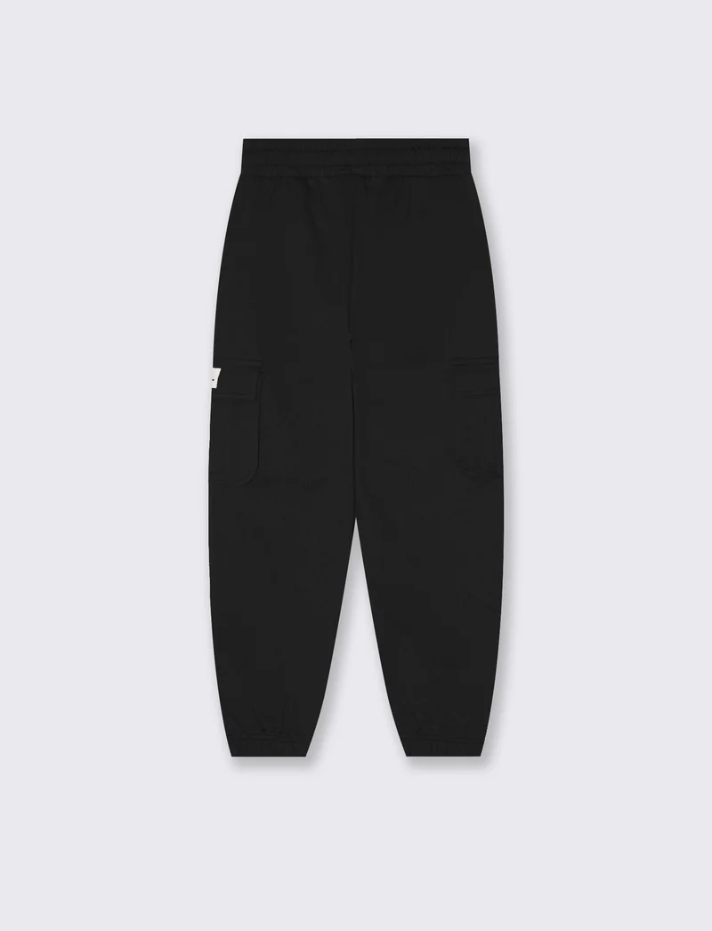 Pantafitness Jogger in felpa per bambina - Nero