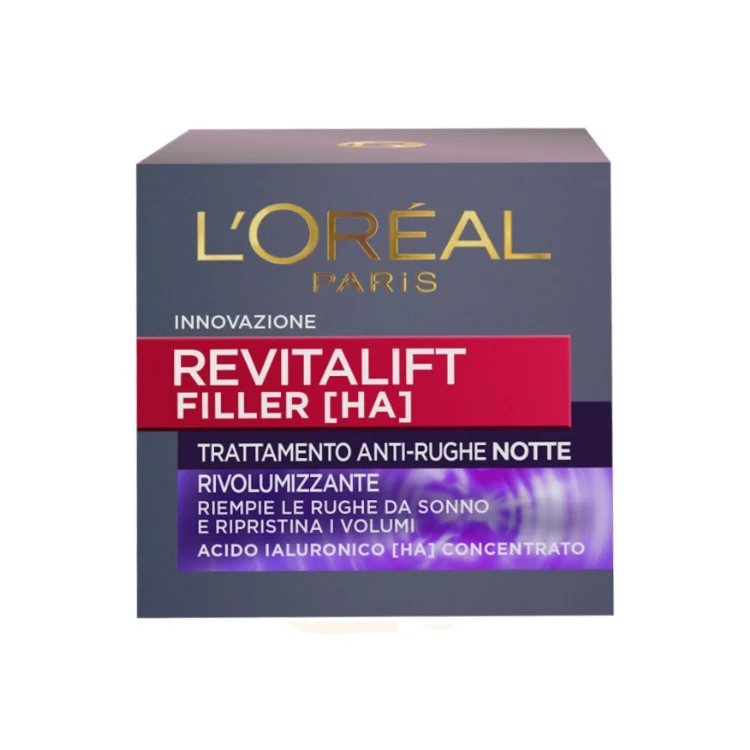 L'Oréal Paris - Revitalift Filler [HA] - Trattamento Anti-Rughe Rivolumizzante - Notte