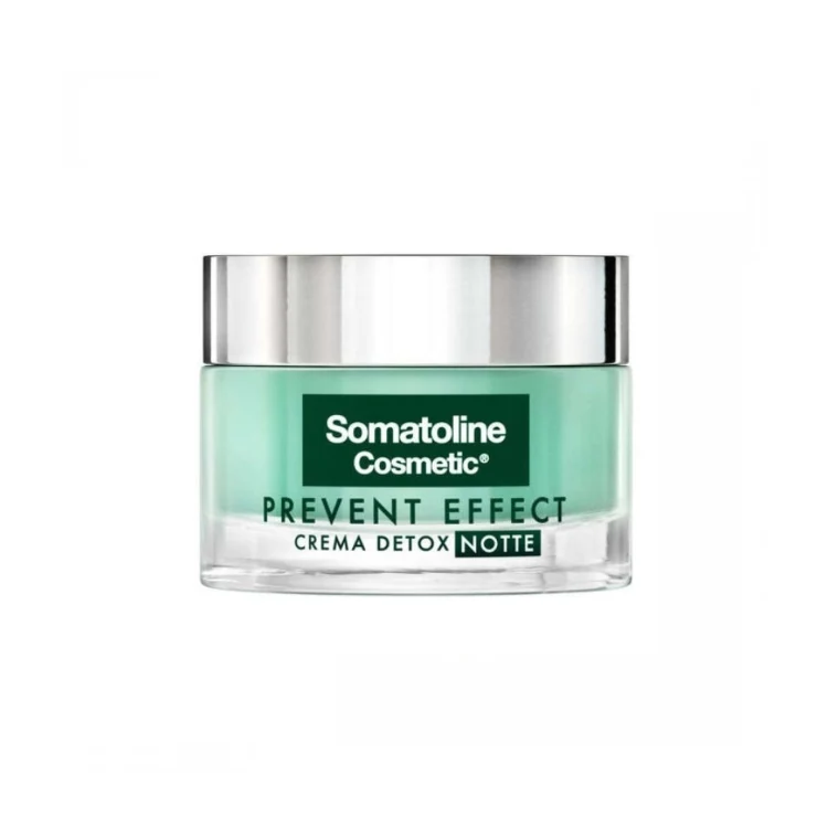 Somatoline Cosmetic - Prevent Effect - Crema Detox Notte - Detossina & Rinforza La Pelle