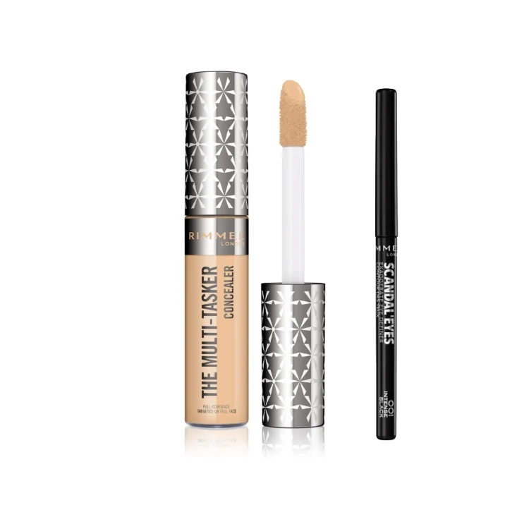 Rimmel London - The Multi-Tasker Concealer + Scandal'Eyes - Exaggerate Eye Definer - Waterproof
