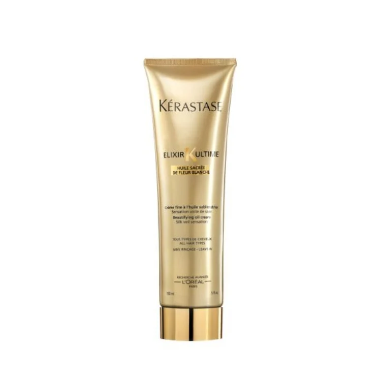 Kérastase - Elixir Ultime - Crème Fine À L'Huile Sublimatrice - Beautifying Oil Cream - Tous Types De Cheveux - All Hair Types
