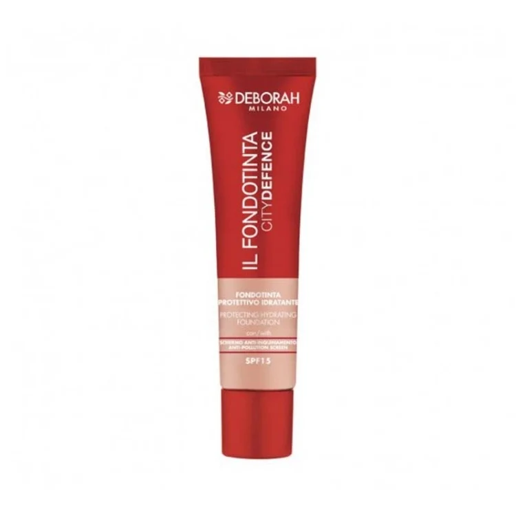 Deborah - Il Fondotinta City Defence - Fondotinta Protettivo Idratante - Protecting Hydrating Foundation - SPF 15