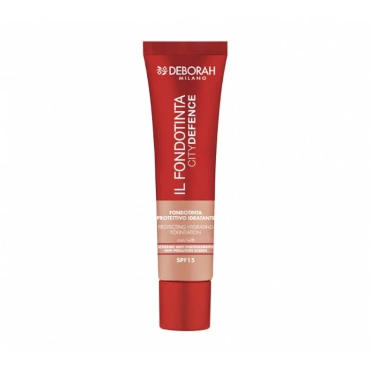 Deborah - Il Fondotinta City Defence - Fondotinta Protettivo Idratante - Protecting Hydrating Foundation - SPF 15