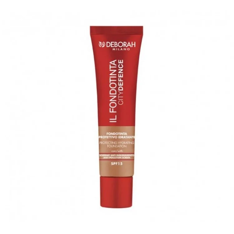 Deborah - Il Fondotinta City Defence - Fondotinta Protettivo Idratante - Protecting Hydrating Foundation - SPF 15