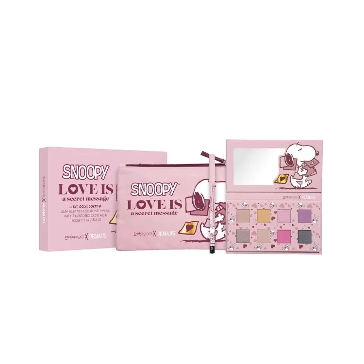 Bellaoggi - Kit Occhi - Snoopy Love Is A Secret Message (PEANUTS)