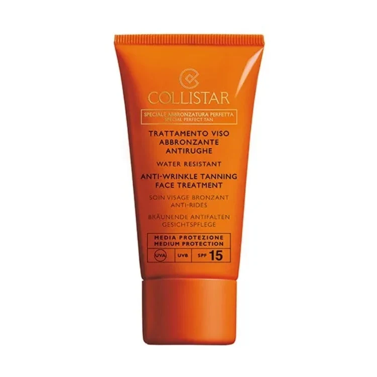 Collistar - Speciale Abbronzatura Perfetta - Special Perfect Tan - Trattamento Viso Abbronzante Antirughe - Anti-Wrinkle Tanning Face Treatment - Soin Visage Bronzant Anti-Rides - Water Resistant - SPF 15