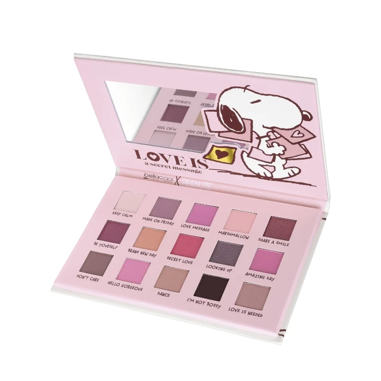 Bellaoggi - Rose Gold Palette - Snoopy Love Is A Secret Message (PEANUTS)