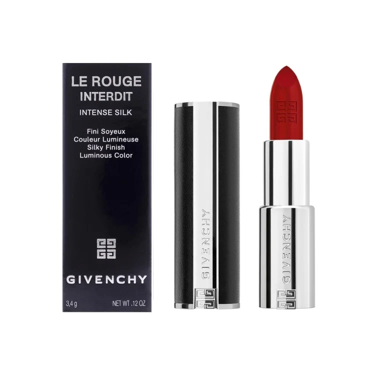 Givenchy - Le Rouge Interdit Intense Silk - Fini Soyeux Couleur Lumineuse - Silky Finish Luminous Color