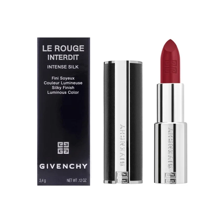 Givenchy - Le Rouge Interdit Intense Silk - Fini Soyeux Couleur Lumineuse - Silky Finish Luminous Color
