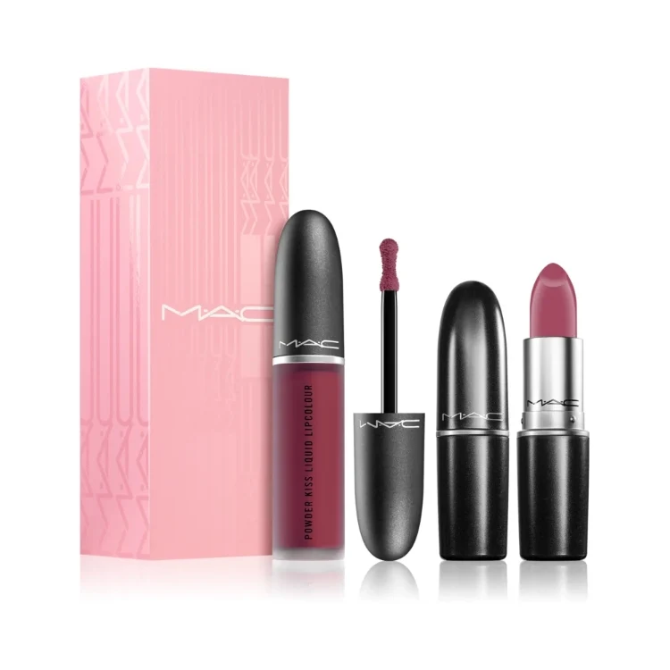 Mac - Powder Kiss Lip Kit - Like Mother
