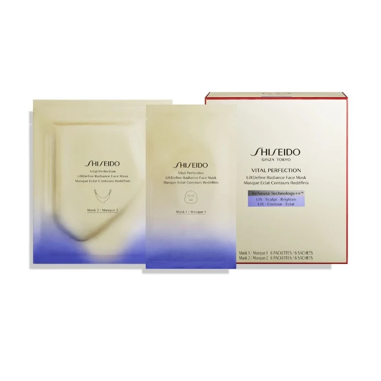 Shiseido - Ginza Tokyo - Vital Perfection - LiftDefine Radiance Face Mask - Masque Eclat Contours Redéfinis