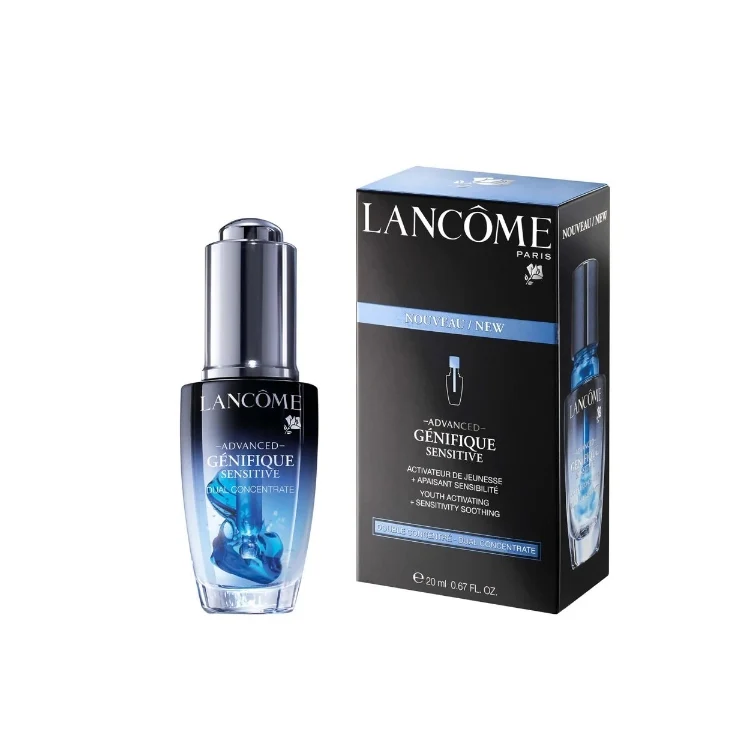 Lancôme - Advanced - Génifique Sensitive - Activateur De Jeunesse + Apaisant Sensibilité - Youth Activating + Sensitivity Soothing - Double Concentré - Dual Concentrate