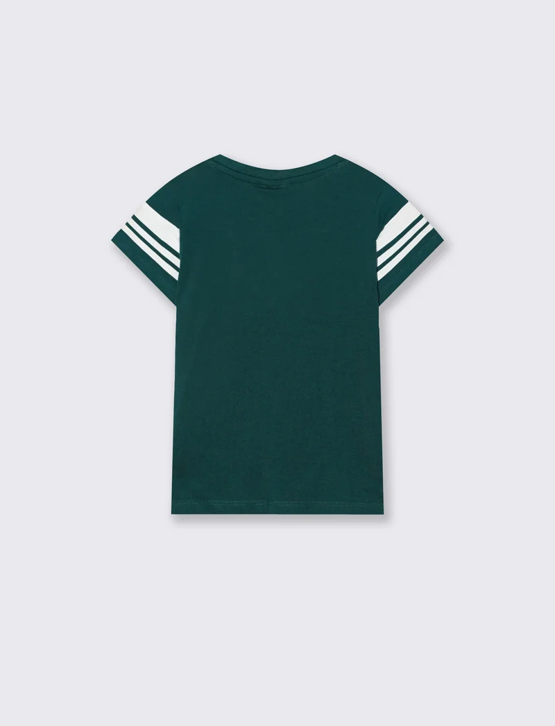 Maglietta Topolino stile tennis estivo - Verde