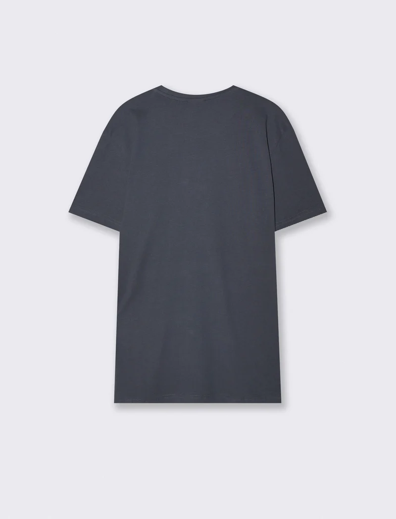 T-shirt girocollo effetto mosaico ricamato - Avion