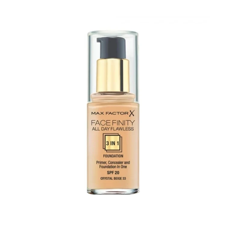 Max Factor - Face Finity All Day Flawless - 3 In 1 Foundation - Primer Concealer And Foundation In One - SPF 20