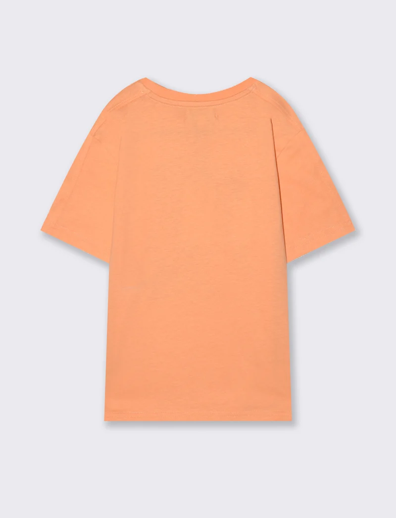 T-shirt fotografica in cotone estivo - Pesca