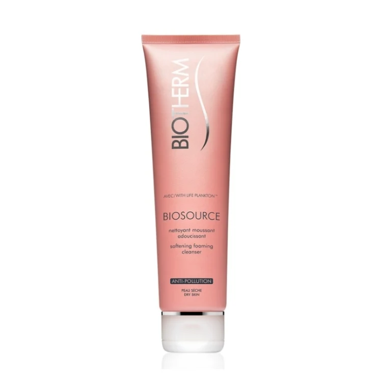 Biotherm - Biosource - Nettoyant Moussant Adoucissant - Softening Fooaming Cleanser - Anti-Pollution - Peau Sèche - Dry Skin