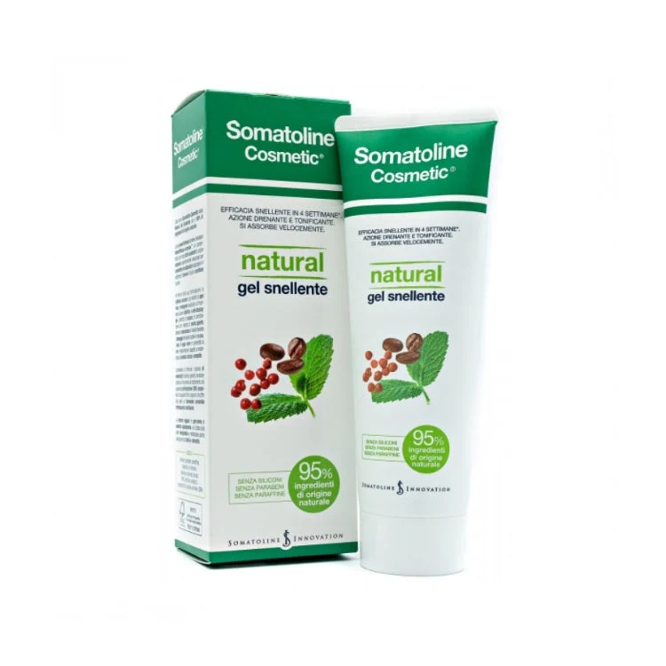 Somatoline Cosmetic - Natural Gel Snellente - Efficacia Snellente In 4 Settimane - Azione Drenante & Tonificante