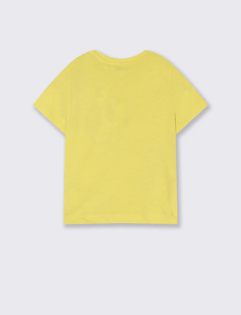 T shirt estiva Paw Patrol con stampa - Giallo