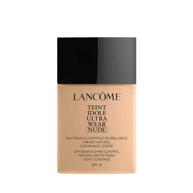 Lancôme - Teint Idole Ultra Wear Nude - 24H Tenue & Contrôle De Brillance - Fin Mat Naturel Couvrance Légère - 24H Wear & Shine Control Natural Matte Finish - Light Coverage - SPF 19