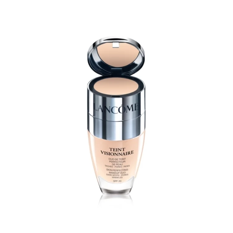 Lancôme - Teint Visionnaire - Duo De Teint Perfecteur De Peau - Taches-Pores-Rides - Skin Perfecting Makeup Duo - Dark Spots-Pores-Wrinkles - SPF 20