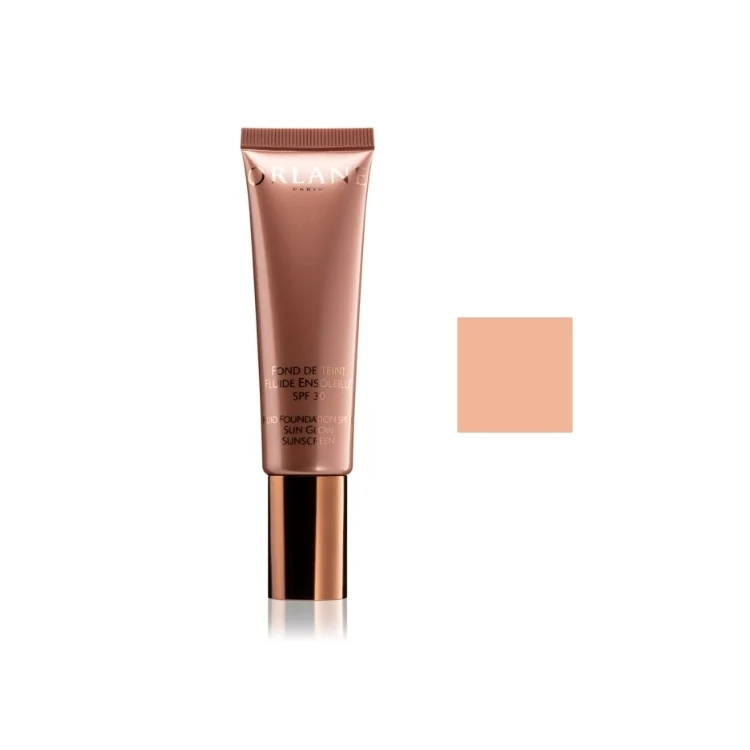 Orlane - Fond De Teint Fluide Ensoleille - Fluid Fondation - Sun Glow Sunscreen - SPF 30