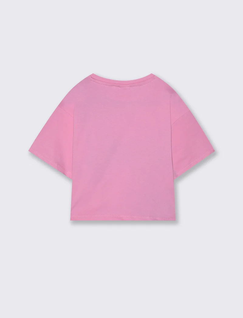 T-shirt sportiva Minnie in cotone dinamico - Rosa