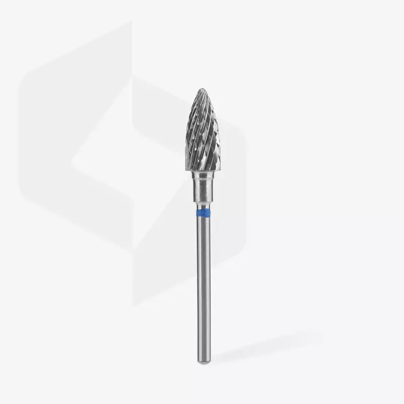 Punta Fresa Forma Pigna Metallo Duro Blu 14 mm Expert Staleks
