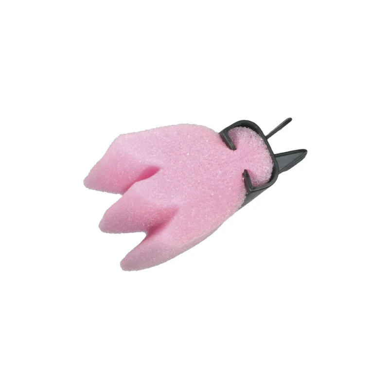 Spugnetta per fissaggio permanente rosa/nera
