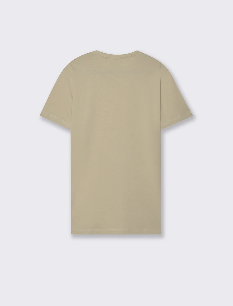 T-SHIRT IN COTONE CON STAMPA DEGRADE' - Grigio ghiaccio