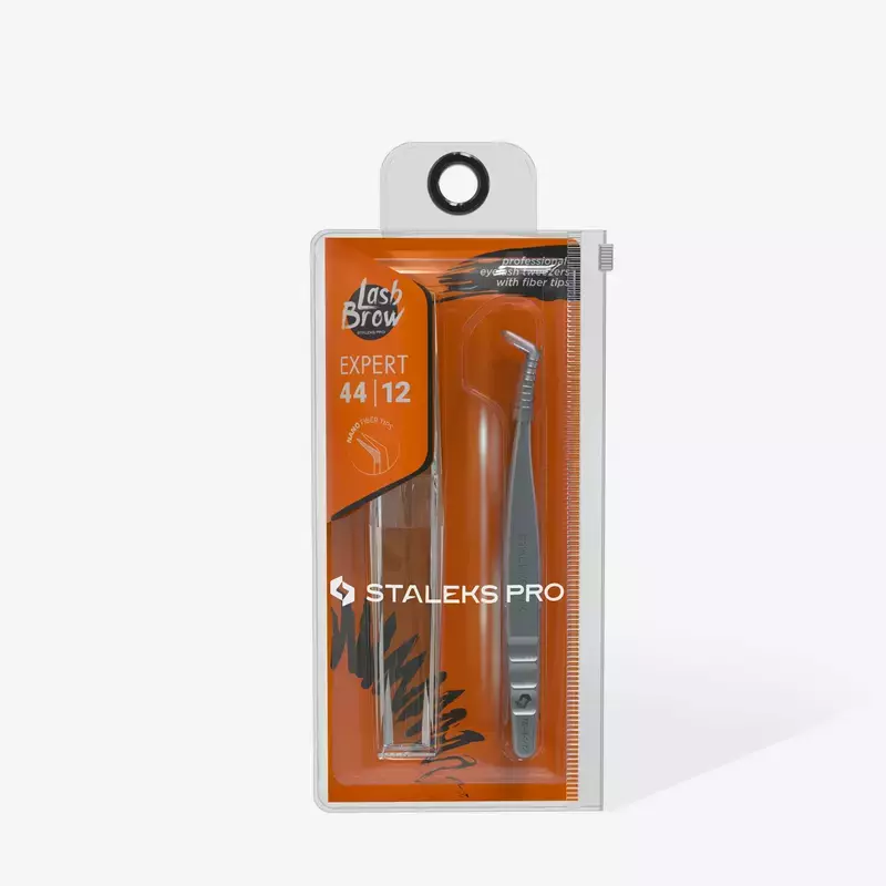 Pinzetta per Ciglia con Nano Nodi Forma AL 65 Expert 44-12 Staleks Pro