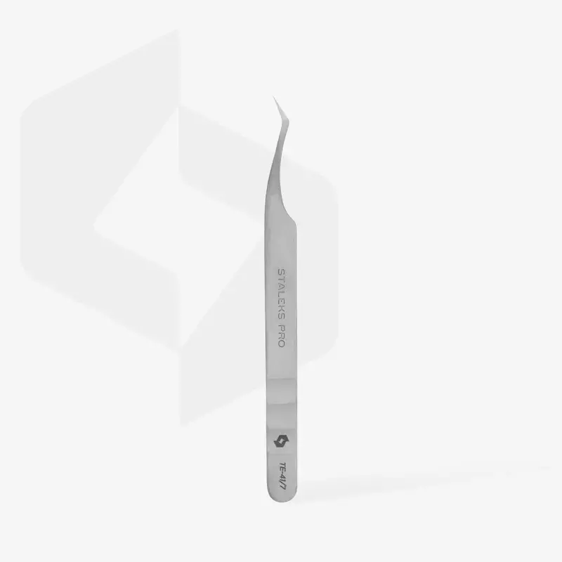 Pinzetta per Estensione Ciglia Forma L 30 Expert 41-7 Staleks Pro