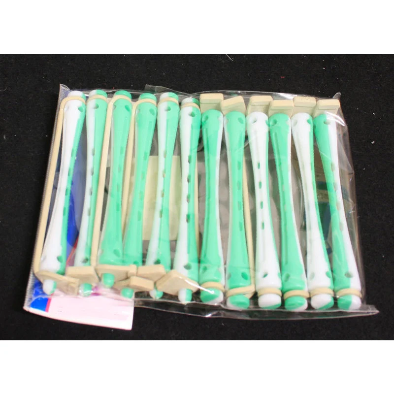 Bigodi permanente bicolore bianco/verde lungo conf. 12 pz 4500339