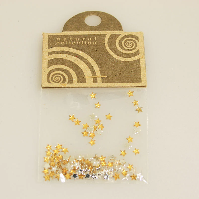 Brillantino stella oro Natural Collection bustina