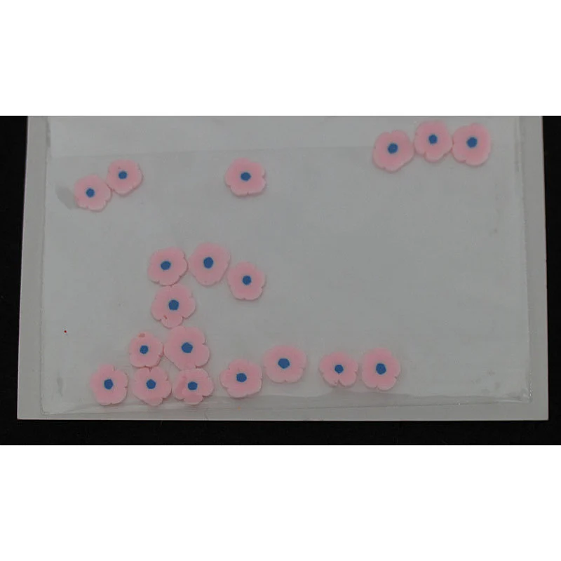 Fiori 3D rosa piatti cod. 2982