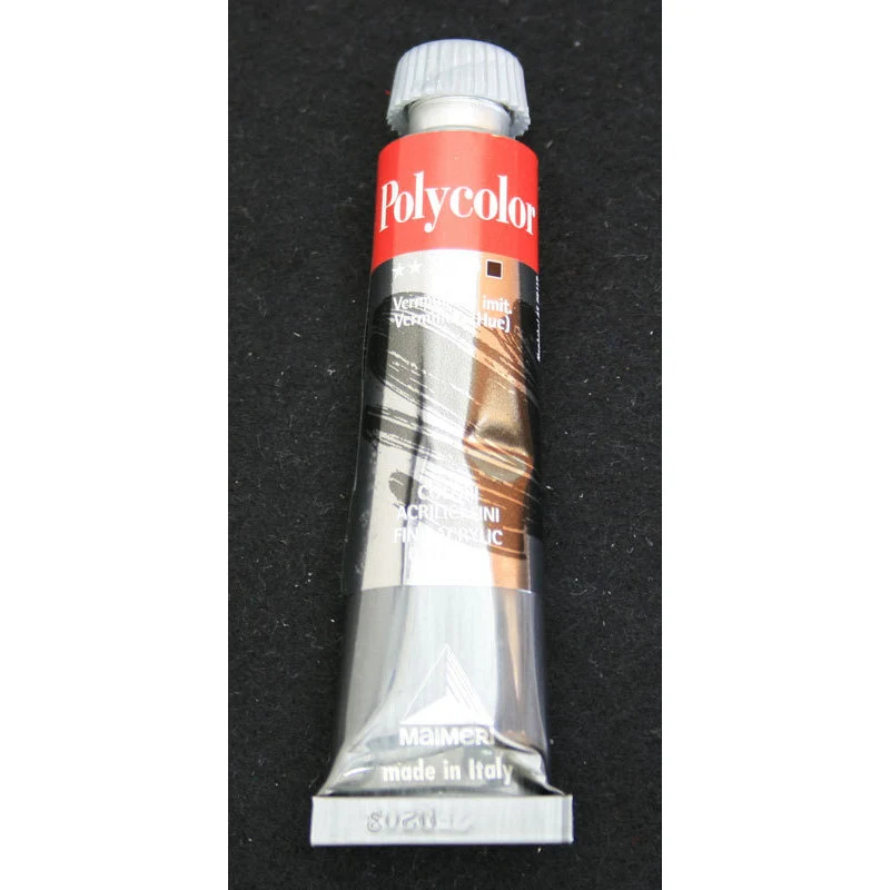 Colore micropittura Polycolor n. 280 Rosso Vermiglio 20 ml