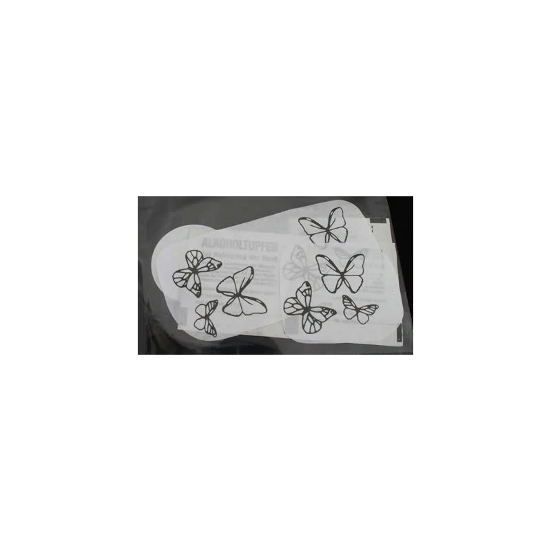 Calcomania per Tattoo Schmetterlinge Eulenspiegel