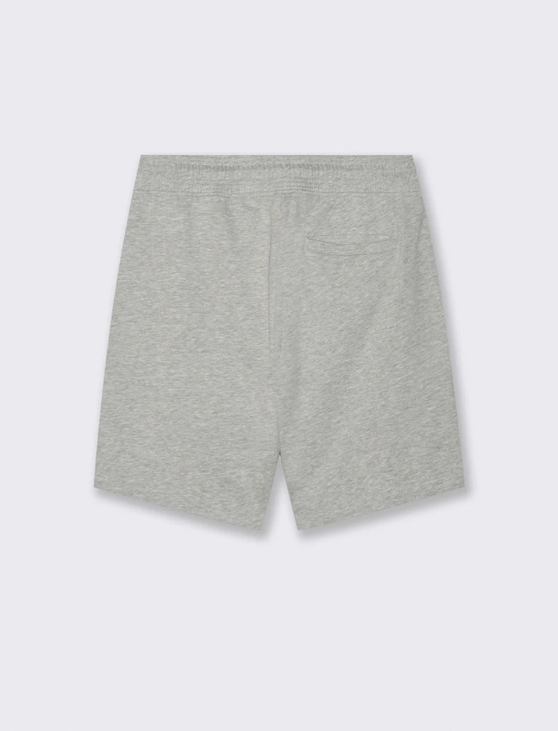 Bermuda in felpa con vita jogger - Grigio mel.