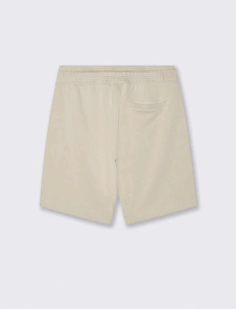 Bermuda in felpa con vita jogger - Grigio ghiaccio
