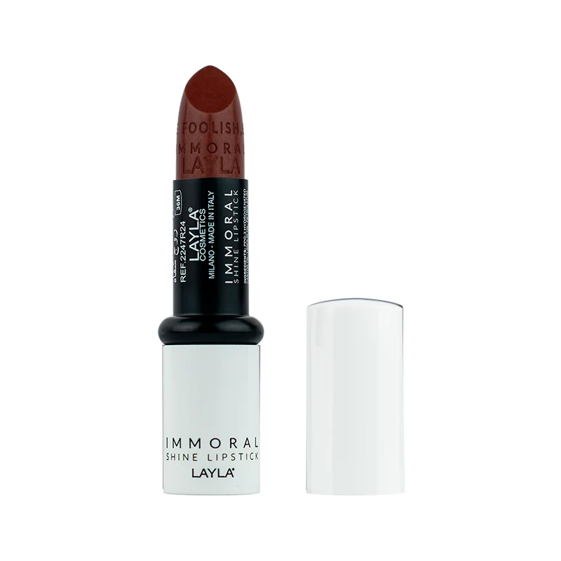 Rossetto Immoral Shine Lipstick n 31 Tonka Layla