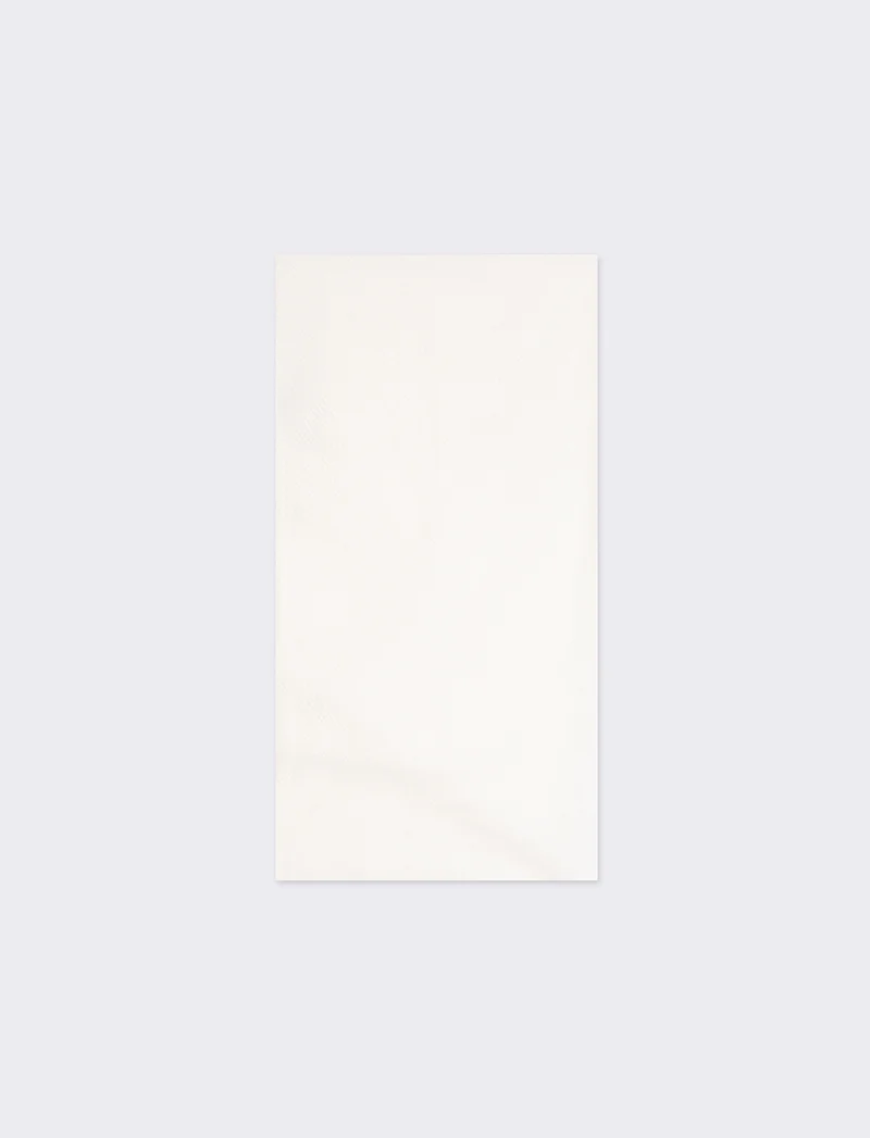 Foulard donna stola plisse effetto metalizzato 70 x 180 cm - Bianco