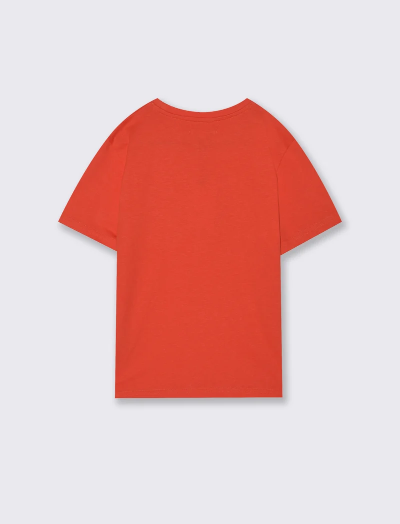 T-shirt con taschino per il tempo libero - Aragosta