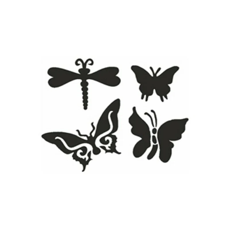 Stencil Adesivi Farfalle 108239 Eulenspiegel